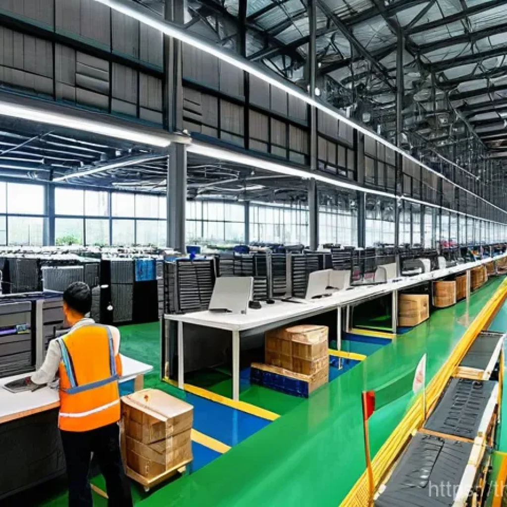 물류기술사 자격증과 해외 취업 사례 - **Prompt 1: The E-commerce Logistics Powerhouse of Thailand**
"A vibrant and bustling, high-tech...