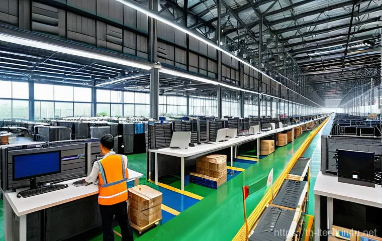 물류기술사 자격증과 해외 취업 사례 - **Prompt 1: The E-commerce Logistics Powerhouse of Thailand**
"A vibrant and bustling, high-tech...