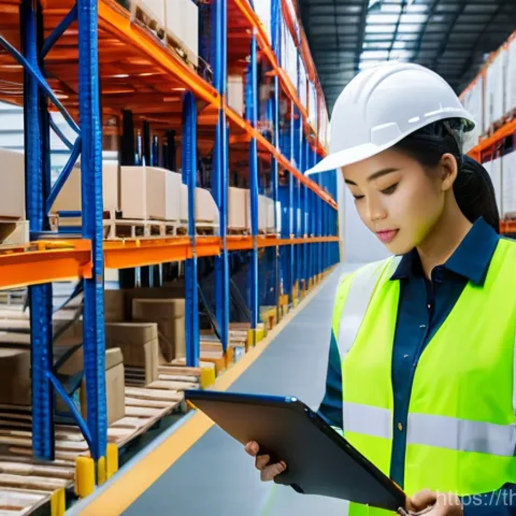물류기술사와 물류 환경 규제 준수 사례 - **Prompt 1: "A sophisticated, bright, and spacious 'Green Logistics' warehouse in Thailand. The scen...